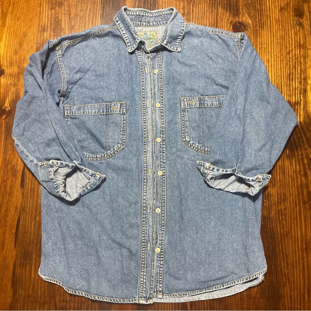 Oversized Vintage Denim Shirt
